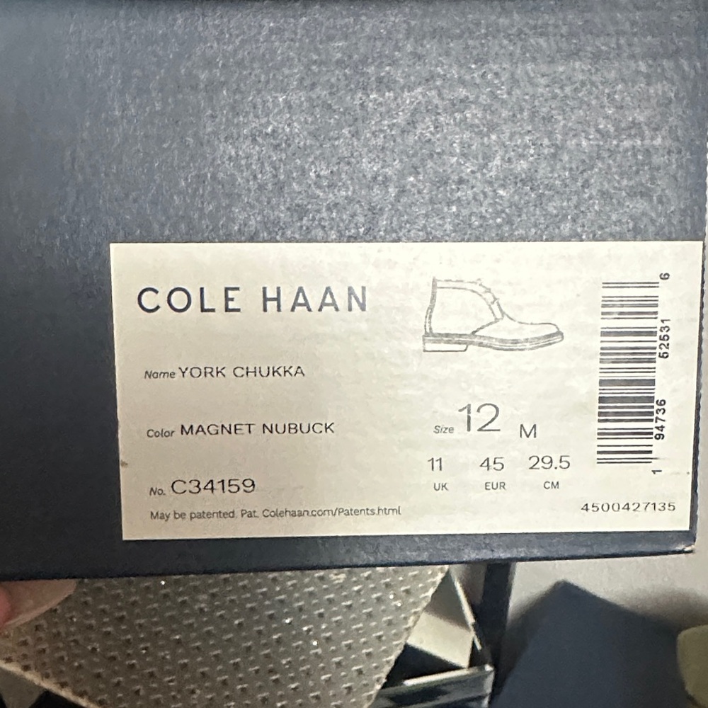 Cole Haan New York Chukka Suede Boots, EUC - Picture 9 of 9